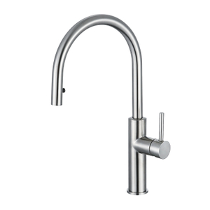 304 Stainless Steel Chrome Hidden Pull Down Kitchen Sink Faucets