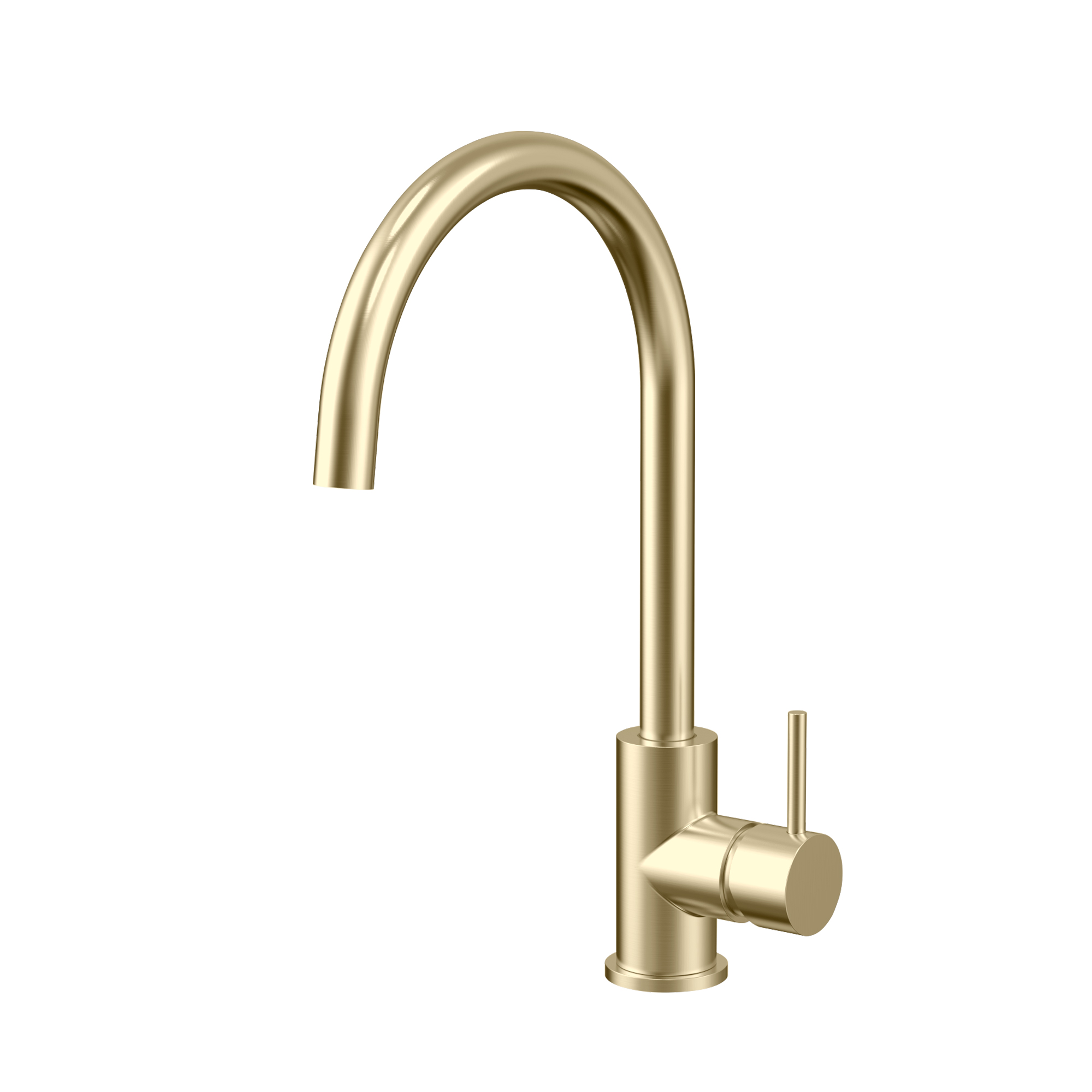 brass kitchen faucet