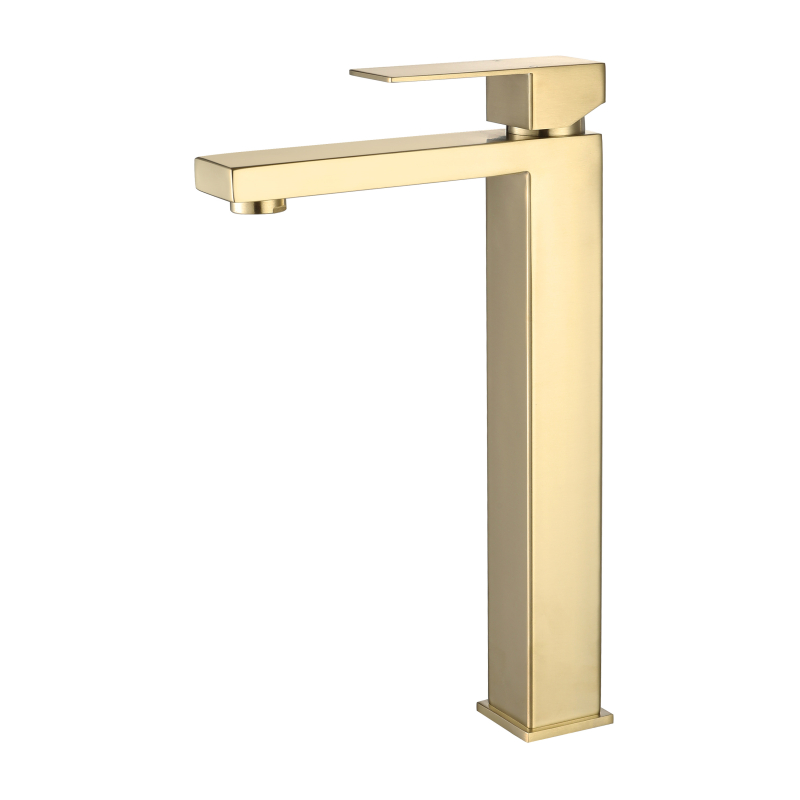 gold bathroom faucets