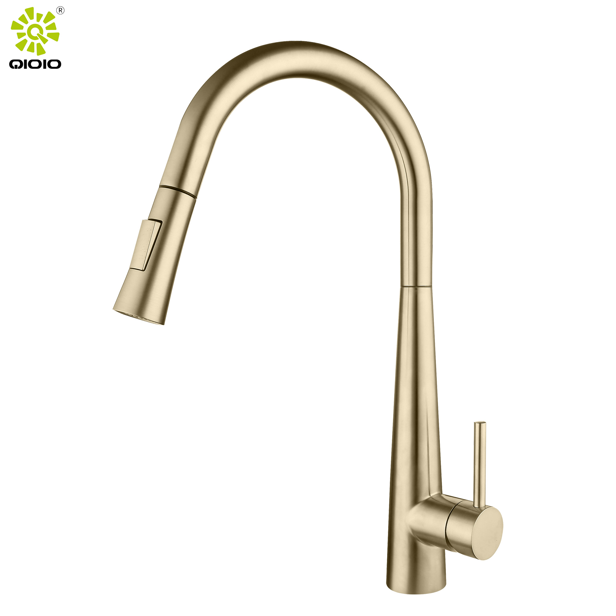 kitchen faucet with separate handle and sprayer