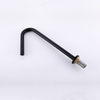 Modern 304 Stainless Steel Matte Black Two Hole Separate Handle Bathroom Basin Faucet