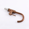 304 Stainless Steel Rose Gold Bathroom Small Three-way Basin Faucet