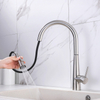 matte black 360 Degrees Touch Sensor Pull Down Kitchen Sink Faucets