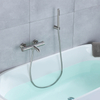 Modern Brushed Nickel Bathroom Thermostatic Shower And Tub Faucet Sets