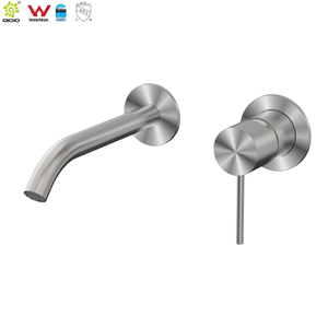 YC-316IS004 wall mount faucet 316L Stainless Steel Wall mounted Bathroom faucet Concealed Basin Mixer Wall Basin Mixer Set