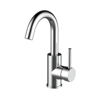 304 Stainless Steel Chrome Bathroom Small Three-way Basin Faucet