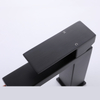 CUPC Certified High Quality 304 Stainless Steel Matte Black Square Single Handle Bathroom Basin Faucet