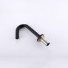 Luxury 304 Stainless Steel Matte Black Two Hole Separate Handle Bathroom Sink Faucet