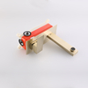 Modern Square 304 Stainless Steel Brushed Gold Wall Mount Bathroom Vessel Sink Faucets