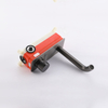 Modern 304 Stainless Steel Gun Grey Wall Mount Single Handle Bathroom Sink Faucet