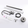 CUPC High Quality 304 Stainless Steel Hot And Cold Mixed Multi-functional Gun Grey Bathroom Floor Shower Free Standing Bathtub Faucet