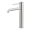 CUPC Certified High Quality 304 Stainless Steel Brushed Bathroom Basin Tall Waist Faucets