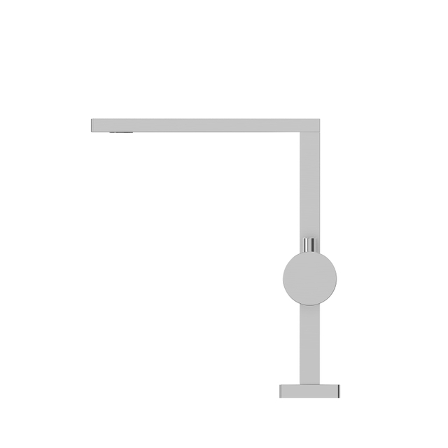 High End 304 Stainless Steel Brushed Bathroom Single Hole Basin Mixer Faucet