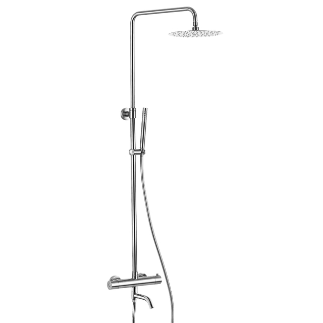  Modern Chrome Bathroom 3-function Thermostatic Shower Mixer Set