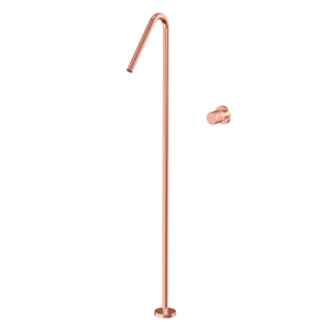 NEW 304 Stainless Steel Copper Rose Gold Bathroom Floor Type Single Handle Basin Faucet