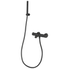 Modern Matte Black Bathroom Thermostatic Shower And Tub Faucet Sets