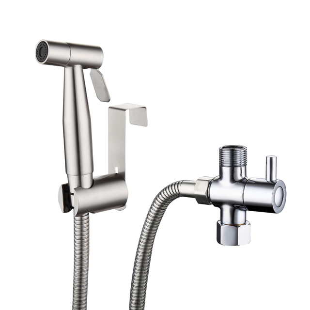 Hot Sale 304 Stainless Steel Hand Shattaf Toilet Bidet Spray