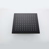 304 Stainless Steel Matte Black Square Hot Cold Mixer in Wall Mounted Rain Concealed Bathroom Shower Set 