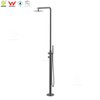 Single Handle Stainless Steel Outdoor Shower Set Space-Saving Wall Mount for Garden Pool Rinse