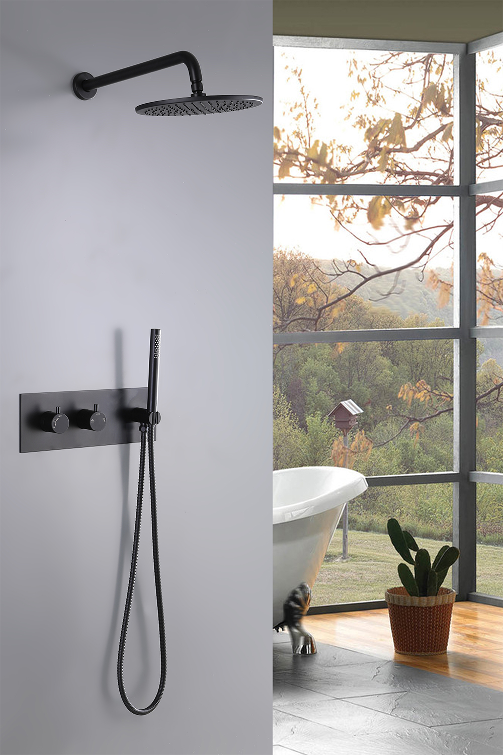 Watermark shower