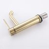 CUPC Certified High Quality 304 Stainless Steel Brushed Gold Bathroom Single Handle Basin Faucet