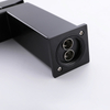 CUPC Certified High Quality 304 Stainless Steel Matte Black Square Single Handle Bathroom Basin Faucet