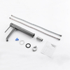 CUPC Certified High Quality 304 Stainless Steel Gun Grey Bathroom Basin Tall Waist Faucets