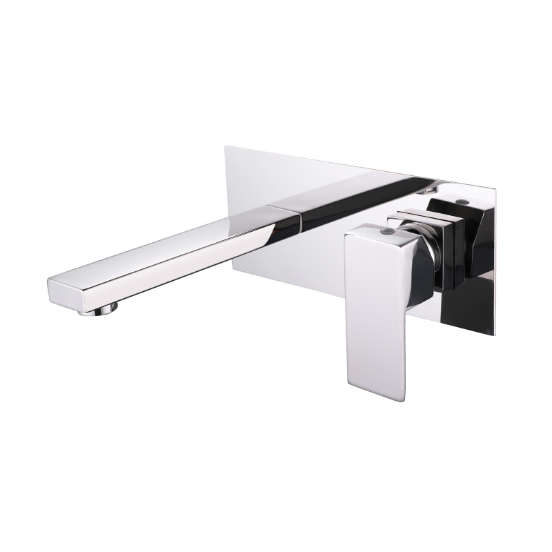 chrome Stainless Steel wall mount faucet