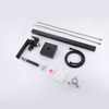 CUPC High Quality Square 304 Stainless Steel Matte Black Multi-functional Bathroom Floor Shower Free Standing Bathtub Faucets 