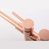CUPC High Quality 304 Stainless Steel Hot And Cold Mixed Multi-functional Copper Rose Gold Bathroom Floor Shower Free Standing Bathtub Faucet