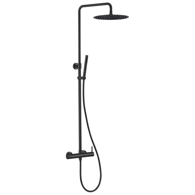 Modern 304 Stainless Steel Black Bathroom Shower Set
