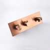 Modern 304 Stainless Steel Rose Gold Wall Mounted Bathroom Concealed Tub Shower Faucet Set