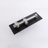 Square Black Bathroom Wall Mounted Waterfall Faucet 2-functions Concealed Bath And Shower Faucet Sets