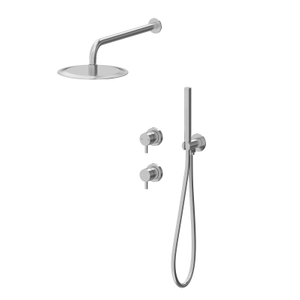 304 Stainless Steel Brushed Nickel Bathroom Wall Mounted Shower Set