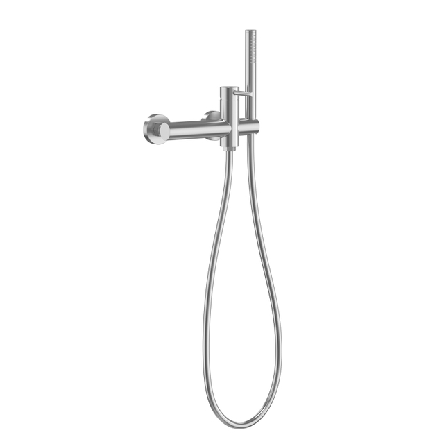 304 Stainless Steel Brushed Nickel Bathroom Wall Mounted Hand Held Shower Set