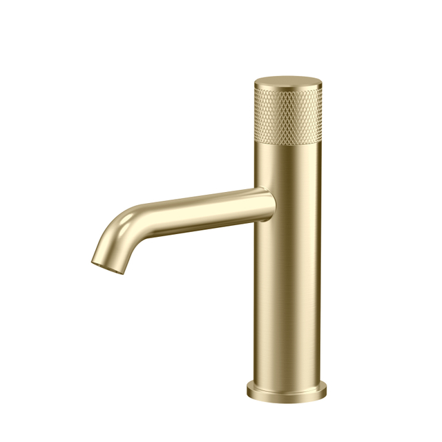 304 Stainless Steel Brushed Gold Bathroom Basin Faucet