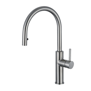 304 Stainless Steel brushed Hidden Pull Down Kitchen Sink Faucets