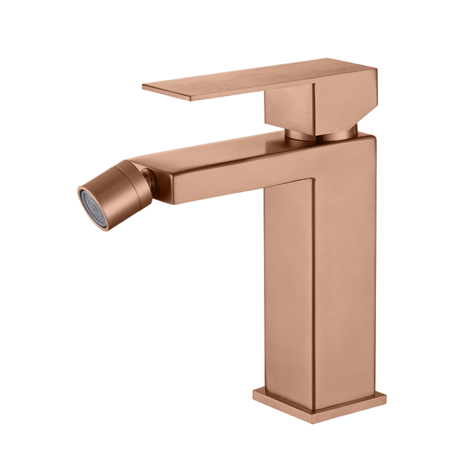 304 Stainless Steel Rose Gold Square Ycfaucet Single Handle Bathroom Bidet Faucet