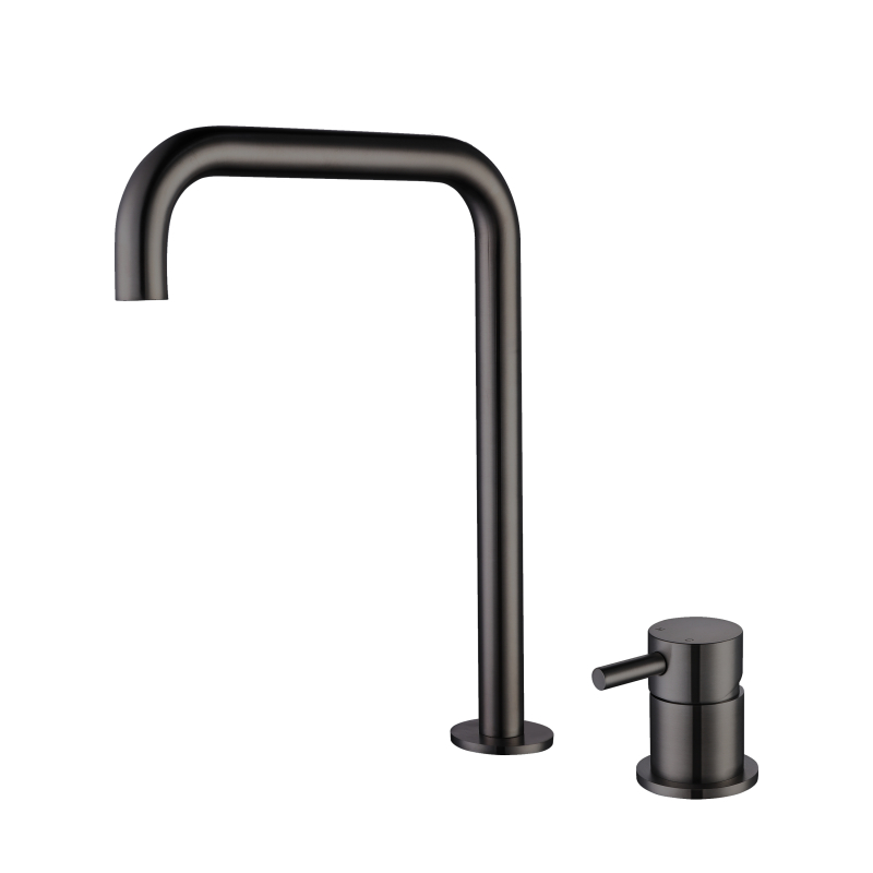 gun black Stainless Steel Vessel Sink Faucet