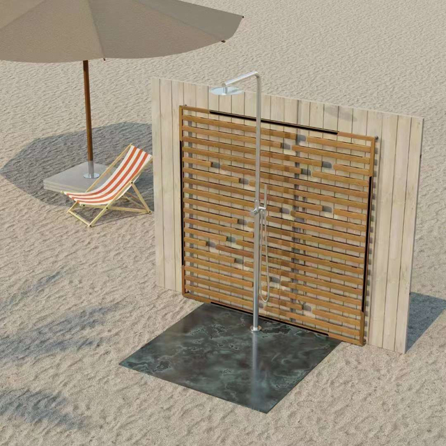 Professional Outdoor Shower Marine Grade 316L Stainless Steel with Watermark & WELS Certification
