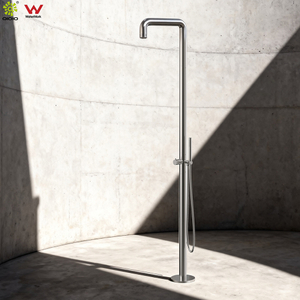 Outdoor Shower Kit Dual Rainfall Handheld Functions 316L Stainless Steel for Villas Hotels